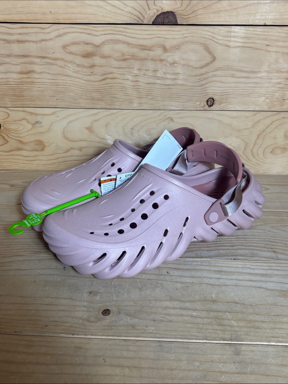 NWT Croc Echo Clog pink clay size 12